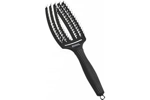 Olivia Garden Fingerbrush Care Iconic - Szczotka do rozczesywania z włosia dzika i nylonu dla zdrowych i błyszczących włosów