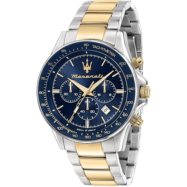 Maserati Herenhorloge SFIDA collectie van staal - R8853140005, zilverkleurig, 44mm, Armband