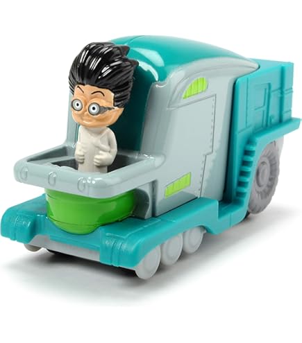 PJ Masks Animal Power Flash Cruiser, Auto De Juguete De Conversión Con Luces, Sonidos Y Figura De Acción, Juguetes De Superhéroe, Juguetes Preescolares Para Niños Y Niñas De 3 Años En