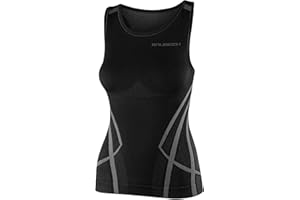 BRUBECK Débardeur Femme Tenue Sport Femme Fitness Yoga Velo Tank Top Vêtements de Sport pour Femme Sportswear Femme Débardeurs de Sport sans Manches
