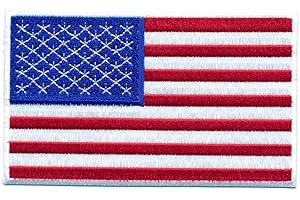 HEGIBAER America Flag USA Flag Washington Sew-On / Iron-on Patch 0640 B 30 x 20 mm