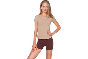 FUTURO FASHION Super Soft Cotton Shorts Elastic Stretch Yoga Knickers, Breathable Short Leggings for Women, Yoga Cycling Sport Pants, Sizes UK 8-22 PSL5