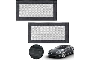 KGDUYC Prese d'aria per auto Cappa di ventilazione sotto il sedile, copertura di protezione climatica della griglia di ventilazione, cappa di ventilazione del sedile posteriore (2 pezzi)