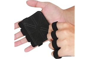 ‎KUTOOK KUTOOK Fitnesshandschuhe Kraftsport Gym Griffpolster Griffpads Herren Damen Fitness Handschuhe für Krafttraining Gewichthebe Klimmzüge Crossfit Trainingshandschuhe