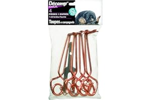 Décamp' Piège à Taupes et Campagnoles avec Tendeur x4