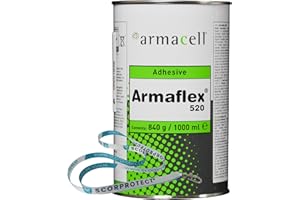 Armaflex armacell 520 - Pegamento para placas de caucho y mangueras (lata de 1,0 L, incluye cordón Scorprotect)