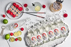 Samurai Chu-Hi- Pack 12 Uds. -Ni Sake ni Cerveza - Bebida Alcohólica Refrescante-El Gin Tonic Light Japonés - Sin Azúcar-5,3% Vol-330ml.