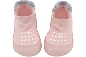 Aggroot Chaussons bébés Chaussons de marche pour bébés Chaussures respirants antidérapants avec semelle souple Bébés Garçons Filles Baskets