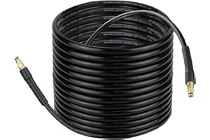 VONLUX 10 m High Pressure Washer Hose for Karcher K2 K3 K4 K5 K6 K7, 5800PSI High Pressure Replacement Hose with Quick Connect Plug, Jet Wash Pipe Cleaning Car Road Garden