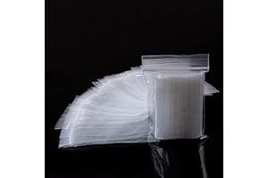 XINSHENG 300piezas Bolsas Con Cierre Zip Bolsas De Plastico Transparente Bolsas Celofan Transparente Zip 5 x 7cm Bolsas Autocierre Bolsas Pequeñas Plastico Bolsas Transparentes