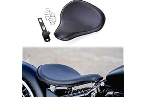 DREAMIZER Selle Bobber Cuir Siège Solo Selle pour Chopper Bobber Sportster XL883 1200 48 quarante huit Softtail Dyna Street Glide personnalisé.