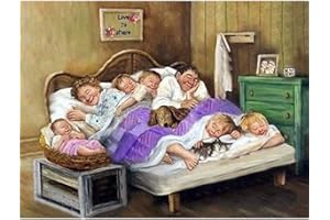 Bimkole Diamond Painting Pintura Diamante 5D Pareja De Ancianos Bricolaje Arte, Completo Taladro Diamantes de Imitación Decoración de Pared de Salón 30 * 40 cm(X5-947)