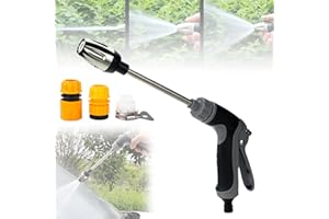 GÉNÉRIQUE Turbowasher - Power High-Pressure Cleaner for Every Garden Hose, Jet Nozzle 2-in-1 High Pressure Power Washer, My Garden Friend Turbowasher for Garden Hose (1pcs+3 headers)