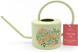 ROBERT FREDERICK Watering Can – William Morris Jasmine Design, Green