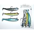 FFT SUPER CATCH CRUSADER SHAD 3 x 28g, 4.5"(11cm) LURES BOAT KAYAK BEACH PIER PIKE SEA FISHING