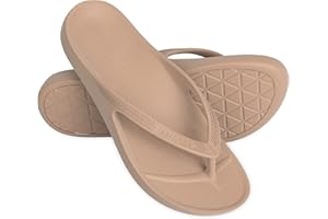 LightFeet Arch Support Flip Flops | Unisex Plantar Fasciitis Slippers |Made by Australian Podiatrist