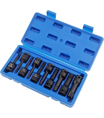 Douille à Embouts BGS 5103-TB80 - Profil Torx T80 Avec Perçage - Longueur 110 Mm - Entraînement 1/2" (12,5 Mm) - Acier Chrome-Vanadium - 10