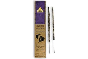 Incienso Orgánico Natural Aroma Nature - Hecho a Mano - Sin Productos tóxicos - Sin crueldad Animal - HOSTENATURA (Lavanda)