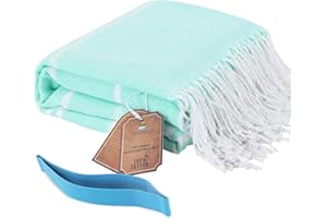 Eletiffi Serviette De Plage Fouta XXL Tapis Serviettes Drap Natte Accessoire Anti Sable Homme Grande Beach Towel Lot Coton Femme Eponge Accessoires Fille Draps Essuie 90x180 Cadeau Anniversaire