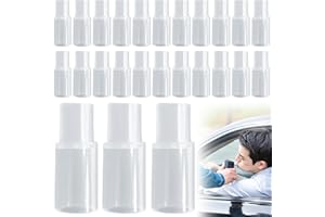 Sylanda 20 bocchini per etilometro VPOW, per etilometro VPOW, bocchini per etilometro, bocchino di ricambio non incluso, etilometro (trasparente)