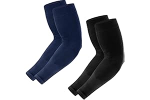 Newbyinn Arm Sleeves for Men Women, Cooling Sleeves to Cover Tattoo Arm, UV Sun Protection, Mid Compression, Tattoo Cover Up, Gaming Sleeve