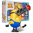 Minions Despicable Me 4 Toys, 4.7 Inch Mega Mel Action Figures，Retractable Eye with Laser and 5 Interchangeable Expressions Minion Model Kits，Gifts for Kids Ages 8 Years & Older