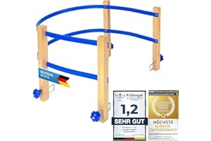 Alpenflitzer Davos Wooden Sledge 110 cm Foldable Folding Children's Sledge, Premium Wooden Sledge Made of Beech Wood, Folding Sledge Optional with Backrest (Model 24/25)