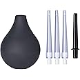 Non-Toxic Silicone Enema Bulb Kit, Home Enema Kit, Douche Medical Clean Enema Bulb 220Ml
