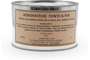 Comptoir d'Art - Rénovateur Fonte et Fer (0734) patine mine de crayon (1L)