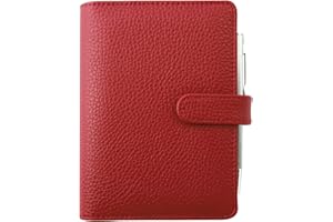 Exacompta - 42555E - Organiseur Exatime 14 Baltique - 11 x 14,5 cm - Semainier Septembre 2025 à décembre 2026 - 16 mois - Coloris rouge