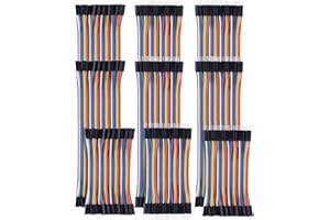 Aypzuke 10 cm + 20 cm + 30 cm 360 unidades Breadboard Jumper Wire Cable Kit macho a hembra, macho a hombre, hembra a hembra Jumper Wires para Arduino Raspberry Pi