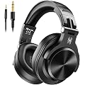 OneOdio Casque Audio Filaire, Fusion A71 Casque Audio Studio, Casque DJ, Casque de Monitoring Compatible Smartphone PC Synthétiseur Guitare Piano Tablette (Noir)