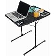 TABLE MAX 2.0 Table mat Finish Double top Large Work Space Size 53 * 70 * 73cm Steel & PP, 6 Heights 3 Angles Adjustable (TABLE MAX 2.0 Midnight Black)