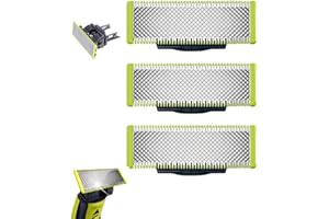 GÉNÉRIQUE Ensemble de 3 lames compatibles avec le rasoir One Blade pour hommes - Compatible avec tous les manches one Blade