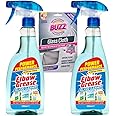 Elbow Grease Spray Window Cleaner With Vinegar 500ml Glass Cleaner Mirror Cleaner 2 Pack PLUS Premium Streak Free Glass Cleaning Cloth