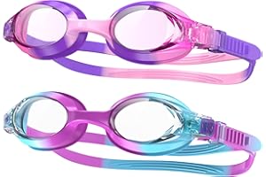 ‎FINDWAY Findway Schwimmbrille Kinder,Schwimmbrille für Kinder Jungen Mädchen Junior, UV-Schutz Anti Nebel Kinder Schwimmbrille für Alter 3-12 Jahre