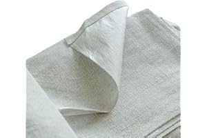 SAFERO Laminated Cotton Dust Sheets for Decorating & Painting Size 12ft X 9ft | Paint Cover Sheets Backed with Plastic Polythene Sheeting | Drop Cloth for Painting, Furniture, Floor, StairCase
