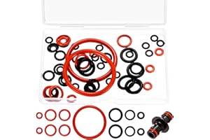DAJMAIEZ 50 Stück Dichtungsringe Brühgruppe, Kaffeemaschine Silikon O-Ringe, Kaffeevollautomat O Ring Set Dichtungen Wartungssatz für Auslaufventil Supportventil Kaffeevollautomat Ersatzteile