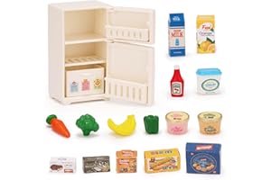 LUYANFX Accesorios Casa de Muñecas: Comida Miniatura, Juguetes, Elfo Travieso Navidad, Cocina en Miniatura - Regalos para Niños y Niñas (A)