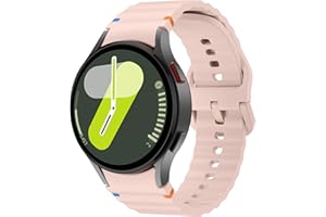 XMUXI Silikonowy pasek do zegarka, 20 mm, kompatybilny z Samsung Galaxy Watch 7, FE/6/5/4, 40 mm, 44 mm / Watch 6 Classic 47 mm / Watch 5 Pro, dla mężczyzn i kobiet