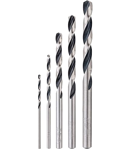 Stanley STA56010-QZ Metallbohrer-Set 6-teilig | HSS, 2-8 Mm, Für Metall, Kunststoff, Holz