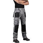 TU SOLUCION TEXTIL DISE&Ntilde;O &amp; PRODUCCION TEXTIL Men's Work Trousers - Cargo Work Pants - Multi-pockets - Knee Pockets