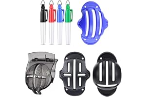 HZZXCH 8Pcs Golf Ball Line Drawing Marking Alignment Kits Golf Ball Markers Golf Accessories for Men Golf Marker Tools Golf Ball Marker Pens Golf Ball Marker for Outdoor Golf Training