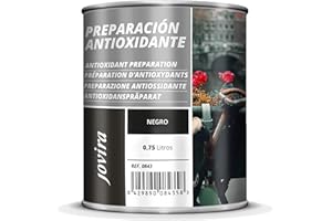 JOVIRA PINTURAS APPRÊT Antirouille Métal Traitement de surface antirouille pour métal. Apprêt à usage général, protection totale. (750 Millilitres, Noir)