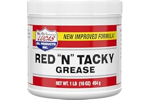 Lucas Oil 10574 Red and Tacky Grease, 454 g