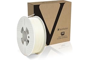 Verbatim PP-Filament 3D-Druck, 1,75 mm, 500 g, Hochleistungs-Polypropylen-Filament zur Materialextrusion, für 3D-Drucker und 3D-Stift, 3D-Drucker-Filament aus PP, 233 m, transparent