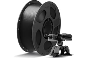 ANYCUBIC Filamento PLA+ 1,75mm per Stampante 3D, Filamento PLA Plus con Neatly Wound, Precisione Dimensionale +/- 0,02mm, Eccellente Adesione e Resistenza alla Deformazione(Nero, 1KG)