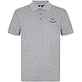 Newcastle United Mens Polo Shirt Crest Official Football Gift