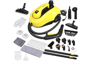 AXFIVE Steam Cleaners,Steam Mops for Floor Cleaning,Steam Mop with 28-Piece Accessories,5 Meter Power Cord for Floor Steamer, Removing Wallpaper,Oven,Carpet,Upholstery,Sofa,Car-Steamer Cleaning.