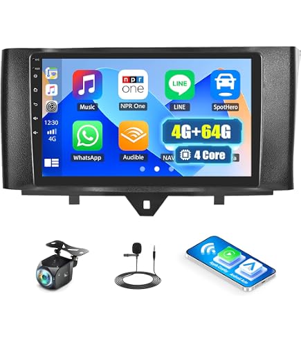 JOYX Android 12 IPS Autoradio Per Benz Smart fortwo 451 (2005-2010